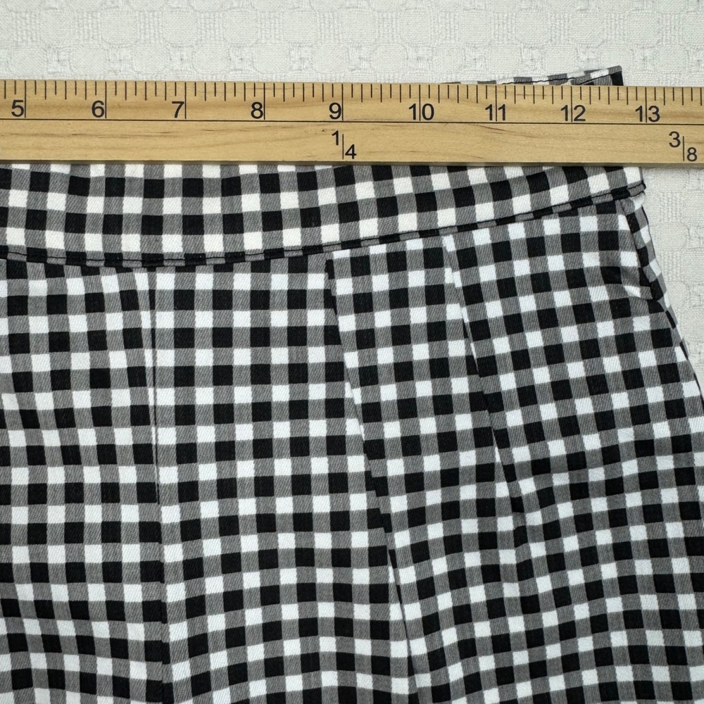 NWT Vixen Micheline Pitt Cigarette Pant Gingham Rockabilly Womens S Black White - Picture 5 of 13